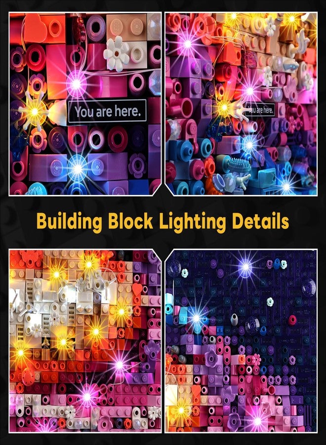 Kyglaring LED Light Kit Compatible with Lego The Milky Way Galaxy Art 31212 Building Blocks, Upgraded Remote Control, Multi-Light Effects & Sequences, Decorative Lighting Accessories (Lights Only) - Image 2
